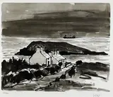 Print by Kyffin Williams Ra limited edition, watercolor, sold Mar 2022