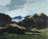 Colour print by Kyffin Williams Ra limited edition, pencil, sold Mar 2022