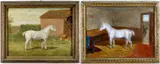 Untitled by J.C. Mitchell, 1877, oil on board, sold Feb 2022