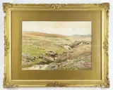 Untitled by Gerald Ackermann, watercolour, sold Feb 2022