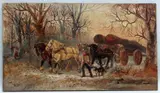 Untitled by Harden Sidney Melville, oil on canvas, offered Dec 2021