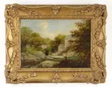 And typed bio by Bernard Bronte, oil on board, sold Dec 2021