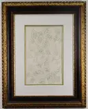 Colour lithograph on Arches - Fleur de Lys variation 45 by Henri Matisse, lithograph, sold Dec 2021