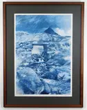 Monocolour print - titled to margin 'Cnicht a phont droed dros by Keith Bowen limited edition, 1988, print, offered Dec 2021