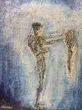 Torero by Stanley Feldman, 1965, oil on canvas, offered Nov 2021