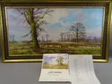 Countryside in late autumn by Alwyn Crawshaw, oil on canvas, offered Nov 2021