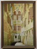 Calle de Larco by Robert Louis Banks, watercolour, sold Nov 2021
