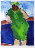 Drawn Blank' series by Bob Dylan, giclee on paper, sold Nov 2021