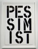 Pessimist (Black Book) by Christopher Wool, screenprint, offered Nov 2021