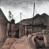 Untitled by George Chapman limited edition, etching and aquatint, sold Nov 2021