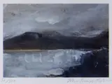 Print - coastal view by John Knapp-Fisher limited edition, print, sold Nov 2021