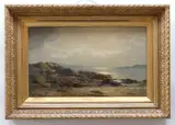 Probably a view of the by Duncan Cameron, oil on canvas, offered Oct 2021