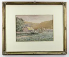 Untitled by James Aumonier, watercolour, offered Oct 2021
