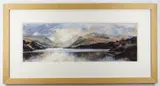 pastel - Snowdonia from Llyn Llydan, signed with initials, titled on by Aled Prichard-Jones, pastel, sold Oct 2021