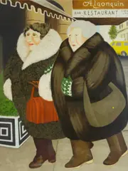 Bar and Barbara by Beryl Cook signed limited edition print, print, sold Aug 2021