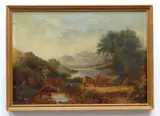 Untitled by George William Horlor, oil on canvas, sold Aug 2021