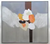 Silent Water' on Hart Gallery label by Michael Sheppard, oil on canvas, sold Aug 2021