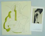 Colour lithograph - cubist nude by Henri Laurens, lithograph, offered Aug 2021