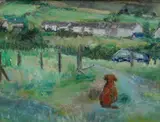 Entitled verso ' by Edward Lewis, 2004, oil on canvas, sold Jul 2021