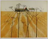 Suffolk Farm by Iola Spafford limited edition, etching, sold Jul 2021