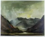 Nant Ffrancon by Kyffin Williams Ra limited edition, print, sold Jul 2021