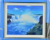 Niagra beauty by Ben Payne, acrylic on canvas, sold Apr 2019