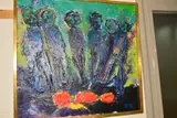 Offer Platsen/Sacrificial Site by Bengt Åberg, oil on canvas, sold Apr 2019