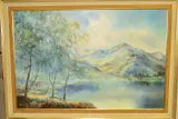 Loch shiel by Prudence Turner, oil on canvas, sold Apr 2019