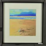 Distant mountains by Anthony Ratcliffe, pastel on paper, sold Apr 2019