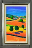 Neighbours at the Provence III by Richard Pargeter, oil on canvas, sold Mar 2019