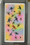 Dragonfly Rainbow I by Kevin Bandee, mixed media, sold Mar 2019