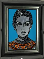 Twiggy IV by Paul Normansell, acrylic, sold Mar 2019