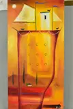 Tranquil Tide by Adam Barsby, acrylic on canvas, sold Mar 2019