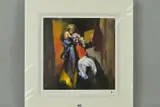 The painter with roxana by Robert Lenkiewicz, print, sold Mar 2019
