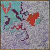 'Consul-Diamond 2', abstract image, acrylic on canvas, signed by Harold Cohen, acrylic on canvas, sold Mar 2019