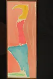 'Rinaldo II', an abstract acrylic on canvas, signed, titled and by Mali Morris R.a., 1980, acrylic on canvas, sold Mar 2019