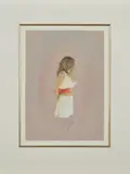 'CLARE STUDY III', a pastel drawing, signed and monogrammed by Kay Boyce, pastel, sold Mar 2019