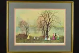 'September', a limited edition print 202/500, depicting an autumn by Helen Bradley, print, sold Mar 2019