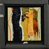 Inversion iii by Suzanne Metz, mixed media on canvas, sold Mar 2019
