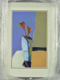 Sticking by you i by Downe Burns, oil on board, sold Feb 2019