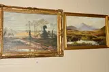 The first by P. Kilner, oil on board, sold Feb 2019