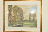 Averanches 1900 by Alfred East, watercolour, sold Jan 2019
