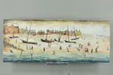 The beach by John Anderson, oil on canvas, sold Jan 2019