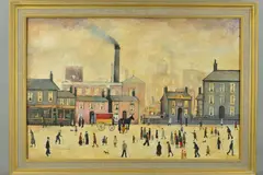 Coming home from the mill by John Anderson, oil on canvas, sold Jan 2019