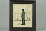Man with pipe and a walking stick by John Anderson, oil on canvas, sold Jan 2019