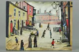 A procession by John Anderson, oil on canvas, sold Jan 2019