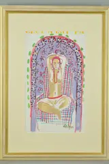 Algerian nude by John Myatt, 2000, oil, sold Jan 2019