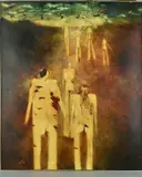 Accepting these ways by Graham Smithies, acrylic on canvas, sold Jan 2019
