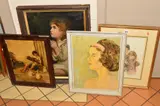 a watercolour painting of two children signed and dated 10/7/93, by P.orchard 'blackberry Gatherers', 1914, watercolour, sold Jan 2019