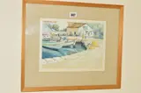 Fiscardo bay, cephalonia, greece by Ronald Rutherford, watercolour, sold Jan 2019